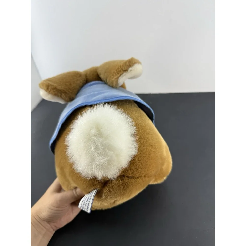 EDEN Toys Beatrix Potter Peter Rabbit 7 inch Bunny Plush Stuffed Animal BlueCoat
